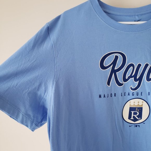 Nike Kansas City Royals Men's T-Shirt Tee Size 2XL XXL Cooperstown Blue NWT - Picture 3 of 16